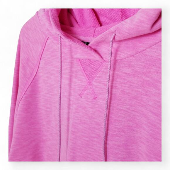 Under Armour Pink Semi-Fitted Crop Hoodie Style #1243125 - Picture 2 of 9